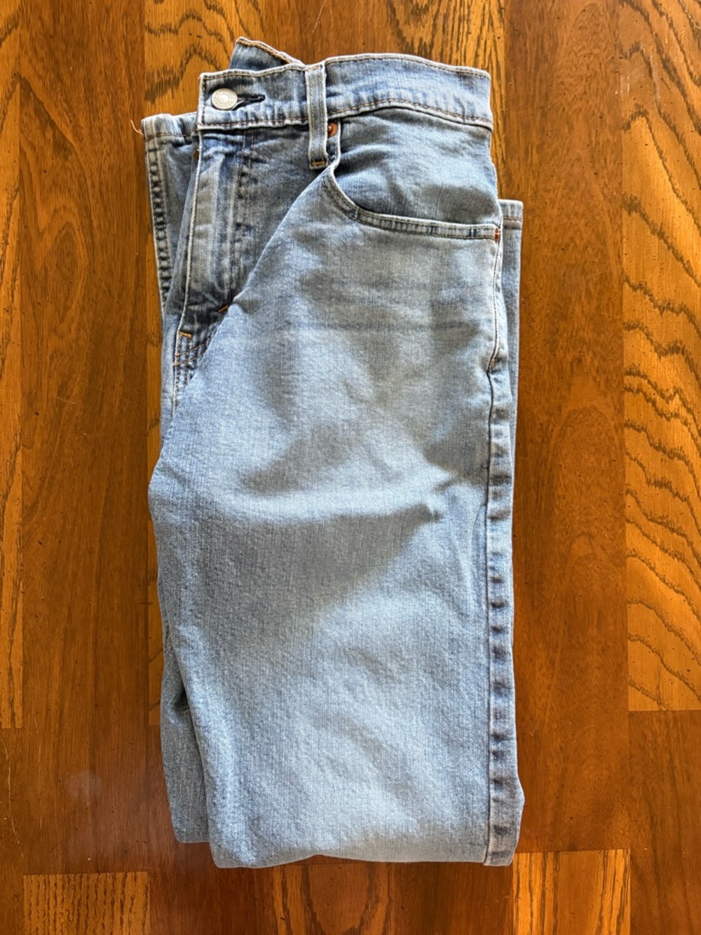 Levi's Light Blue Straight Men's Jeans - Picture 2 of 3